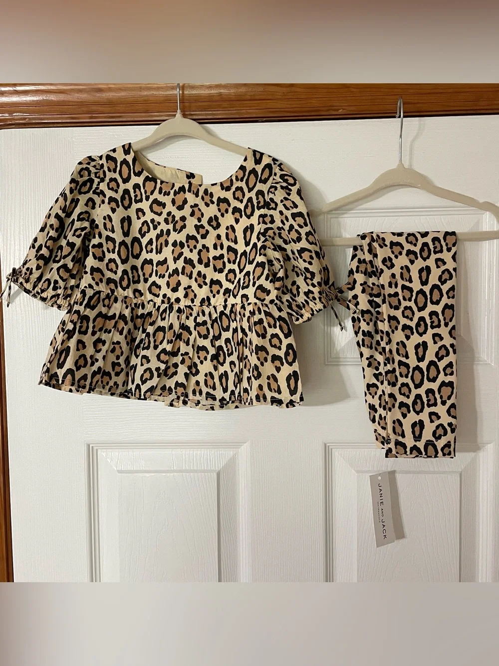 Janie and Jack Leopard Print Set